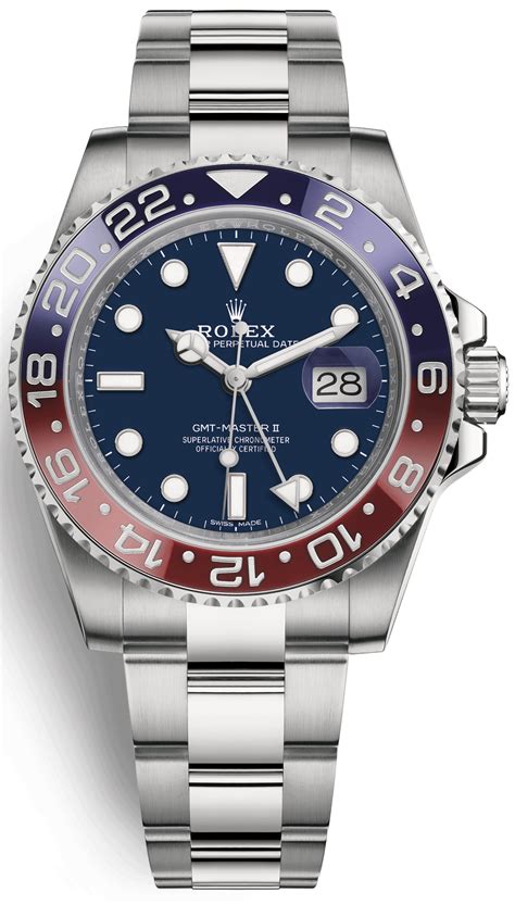 rolex gmt white gold blue dial|rolex gmt master ii white gold.